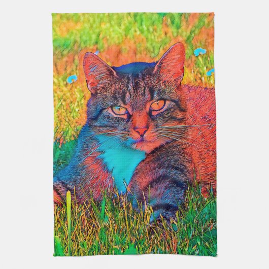 AnimalColor_Cat_008 Theedoek (Verticaal)