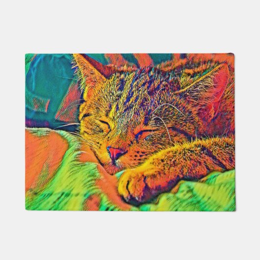 AnimalColor_Cat_07 Deurmat (Voorkant)