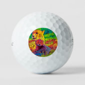 AnimalColor_Cheetah_002 Golfballen (Voorkant)