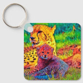 AnimalColor_Cheetah_002 Sleutelhanger (Voorkant)