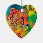 AnimalColor_Cheetah_004 Keramisch Ornament (Rechts)