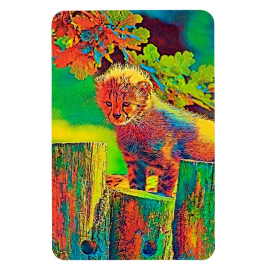 AnimalColor_Cheetah_023 Magneet (Verticaal)