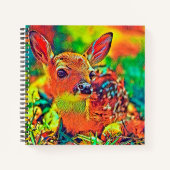 AnimalColor_Deer_002 Notitieboek (Voorkant)