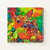 AnimalColor_Deer_002 Notitieboek (Achterkant)