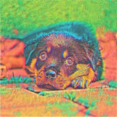 AnimalColor_Dog_002 Sticker (Voorkant)
