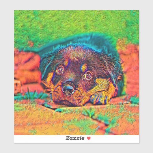 AnimalColor_Dog_002 Sticker (Vel)