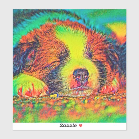 AnimalColor_Dog_017 Sticker (Vel)