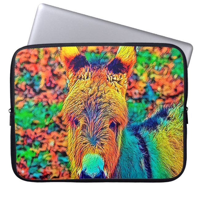 AnimalColor_Donkey_001 Laptop Sleeve (Voorkant)