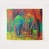 AnimalColor_Elephant_001 Wandkleed (Voorkant (horizontaal))