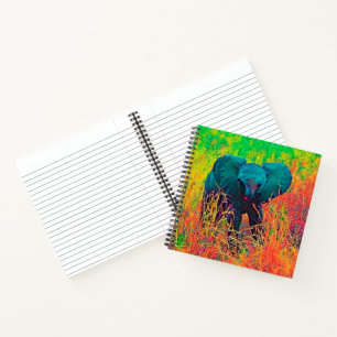AnimalColor_Elephant_002 Notitieboek