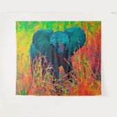AnimalColor_Elephant_002 Wandkleed (Voorkant (horizontaal))