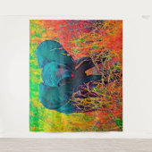 AnimalColor_Elephant_002 Wandkleed (Voorkant)