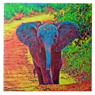 AnimalColor_Elephant_005_by_JAMColors Tegeltje