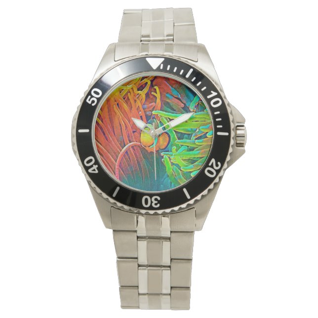AnimalColor_Fish_001 Horloge (Voorkant)