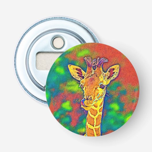 AnimalColor_Giraffe_005_by_JAMColors Button Flesopener (Voorkant)