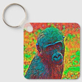 AnimalColor_Gorilla_001 Sleutelhanger (Voorkant)