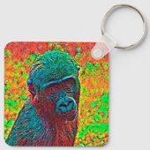 AnimalColor_Gorilla_001 Sleutelhanger (Achterkant)