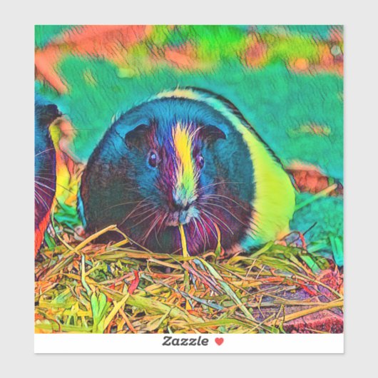 AnimalColor_Guineapig_002 Sticker (Vel)