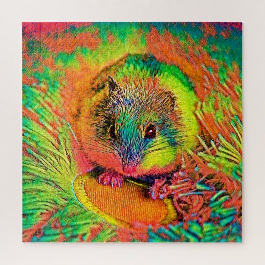 AnimalColor_Hamster_002 Legpuzzel (Verticaal)