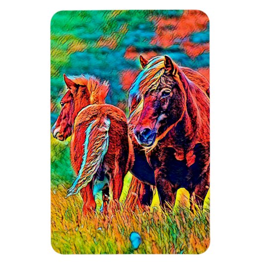 AnimalColor_Horse_018 Magneet (Verticaal)