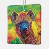 AnimalColor_Hyena_001 Keramisch Ornament (Links)