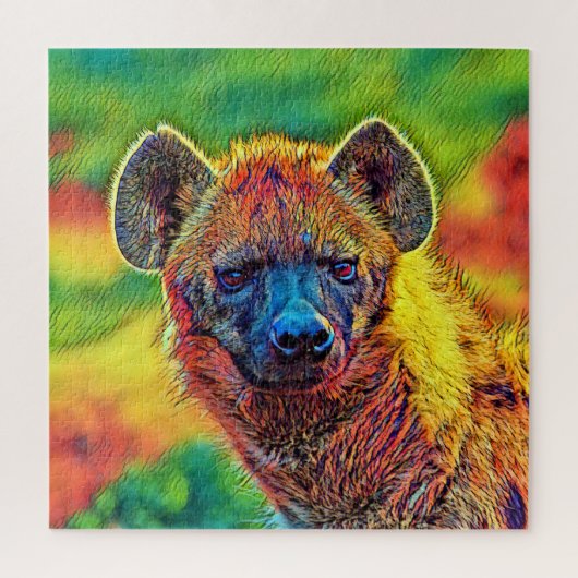 AnimalColor_Hyena_001 Legpuzzel (Verticaal)
