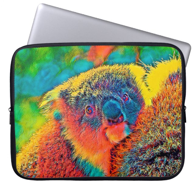 AnimalColor_Koala_001 Laptop Sleeve (Voorkant)