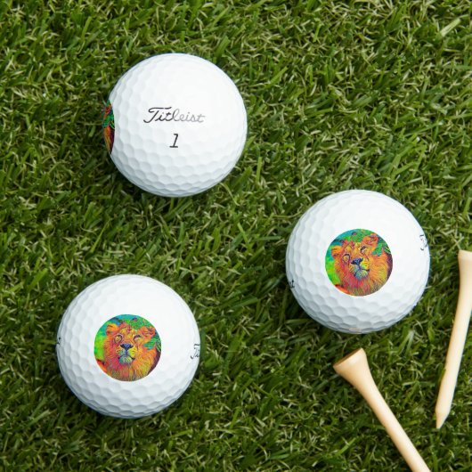 AnimalColor_Lion_001 Golfballen (Insitu Gras)
