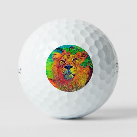 AnimalColor_Lion_001 Golfballen (Voorkant)