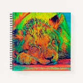 AnimalColor_Lion_002 Notitieboek (Voorkant)
