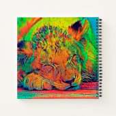 AnimalColor_Lion_002 Notitieboek (Achterkant)