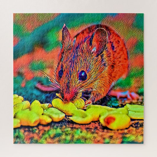 AnimalColor_Mouse_001 Legpuzzel (Verticaal)