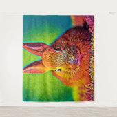 AnimalColor_Rabbit_07 Wandkleed (Voorkant)