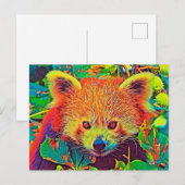 AnimalColor_RedPanda_001 Briefkaart (Voorkant / Achterkant)