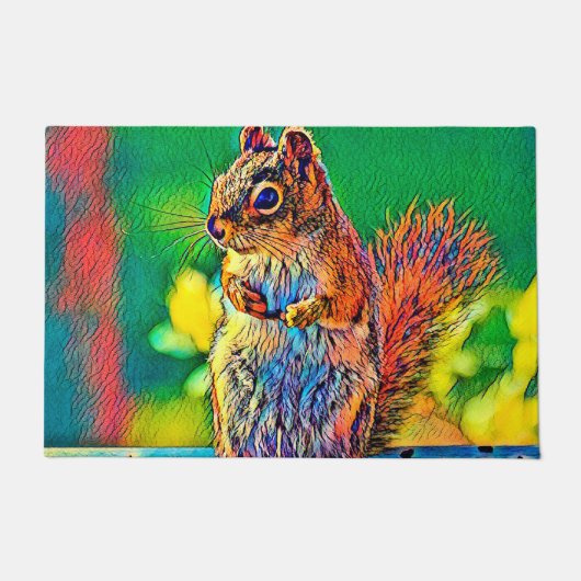 AnimalColor_Squirrel_003_by_JAMColors Deurmat (Voorkant)