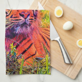 AnimalColor_Tiger_002 Theedoek (Quarter Fold)