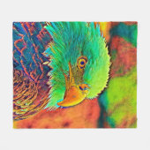 AnimalColor_Vogel_008 Fleece Deken (Voorkant (Horizontaal))