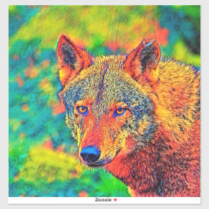 AnimalColor_Wolf_002_by_JAMColors Sticker