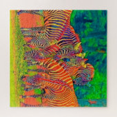 AnimalColor_Zebra_002 Legpuzzel (Horizontaal)