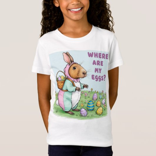 Animales adorables – Pascua divertida T-shirt (Voorkant)
