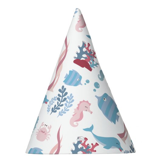 Animales del mar feesthoedjes (Rechts)