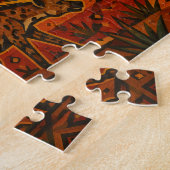 Animales en Africa Legpuzzel (Zijkant)