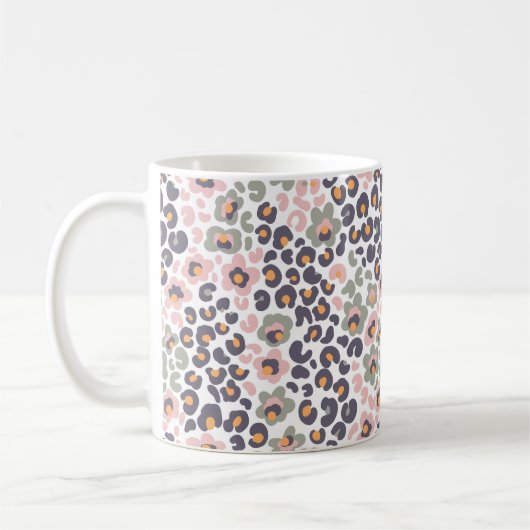 Animalier met Flowers Koffiemok (Links)