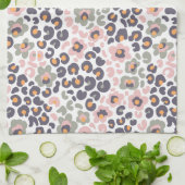 Animalier met Flowers Theedoek (Gevouwen)