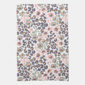 Animalier met Flowers Theedoek (Verticaal)