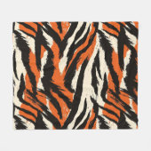 Animalier mode design fleece deken (Voorkant (Horizontaal))