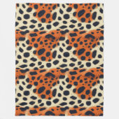 Animalier mode ontwerp, wilde cheetah fleece deken (Voorkant)