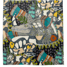 animalier-pop douchegordijn