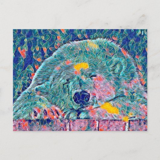 AnimalMix_Beer_012 Briefkaart (Voorkant)