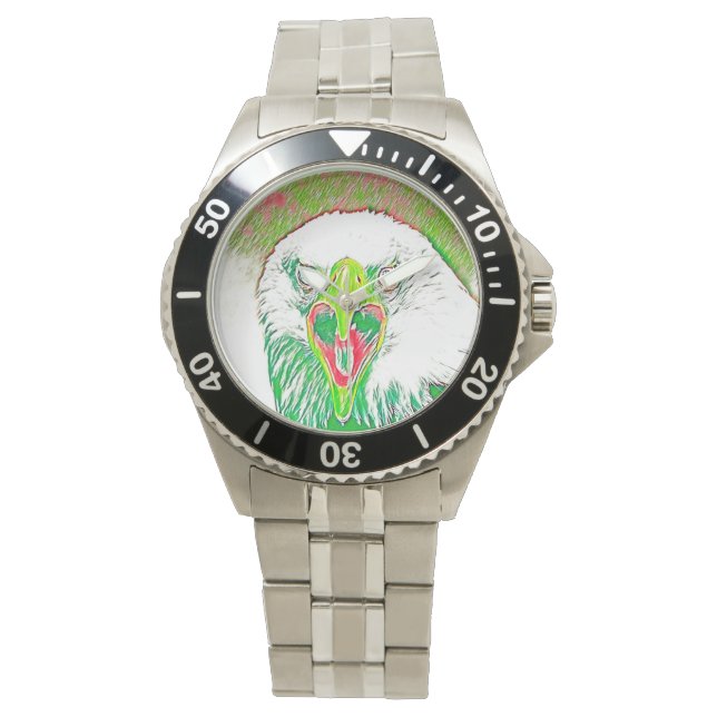 AnimalMix_Bird_029 Horloge (Voorkant)